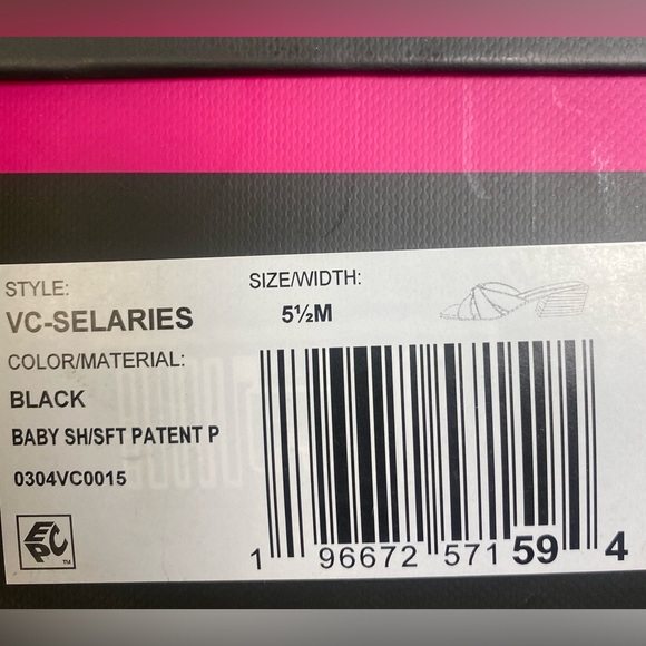 Vince Camuto Women's Sz 5 1/2M VC-Selaries Block Heel Sandal Heeled Black - Picture 8 of 9